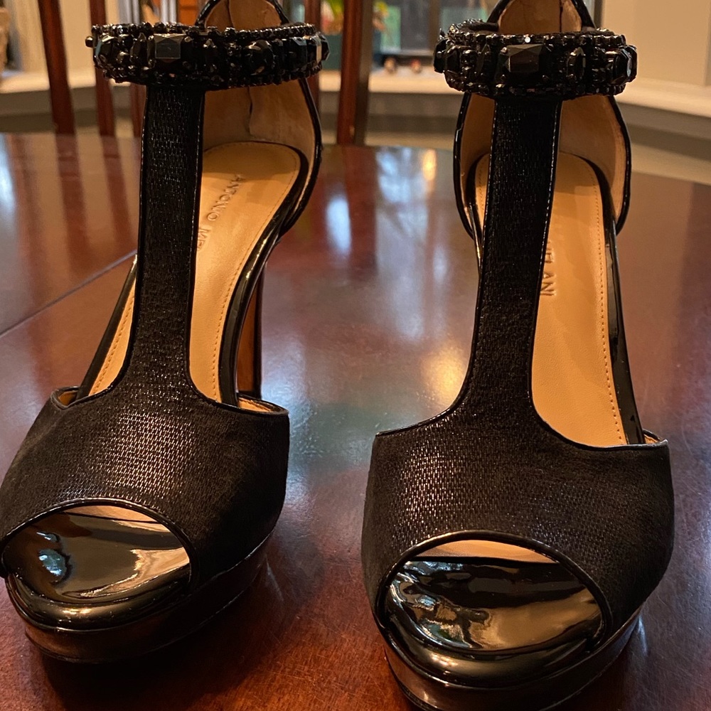 ANTONIO MELANI Black Heels - Picture 4 of 6